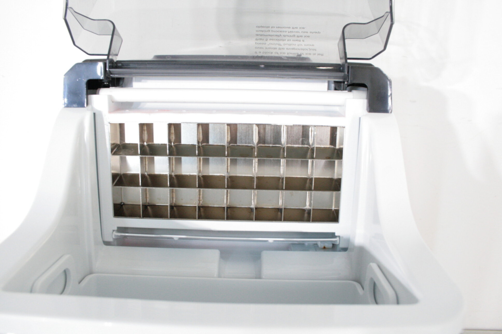 EUHOMY IMFP Countertop Portable Cube Ice Maker w 3.2L Water Capacity