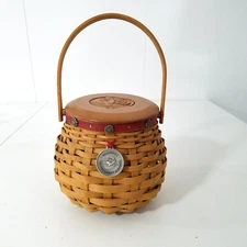 Longaberger 2004 LET ME CALL YOU SWEETHEART BASKET SET, Rose Parade Tie-On