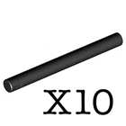 Lego Star Wars Black 4L Lightsaber Weapon Utensil Handle Minfigure NEW X10