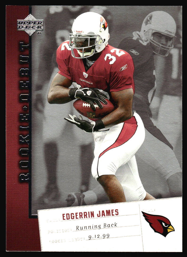 2006 Upper Deck Rookie Debut Edgerrin James #3 Arizona Cardinals
