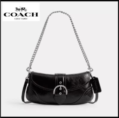 Coach Soho Signature Black Bag 美品 Buy COACH Soho Bag 25 Black Online in UAE
