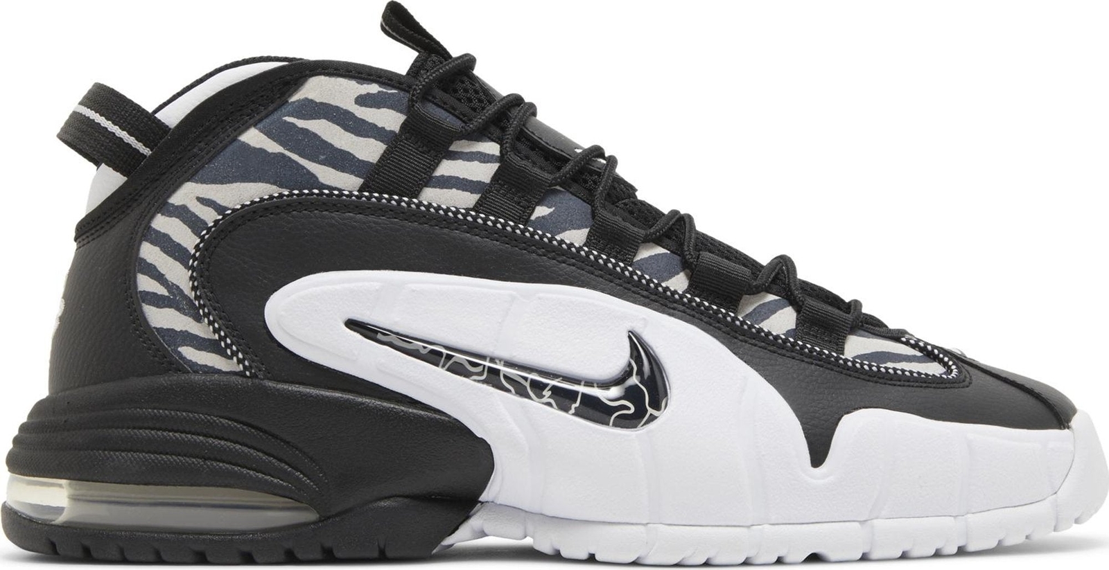 [FD0783-010] Мужские кроссовки Nike AIR MAX PENNY 1 В ТИГРОВУЮ ПОЛОСКУ ЧЕРНЫЙ, БЕЛЫЙ