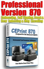 CEPrint 870 Card Software DATACARD CE870 or CE840