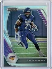 2021 Panini Prizm Draft Picks David Johnson Silver Prizm #96 Collegiate 