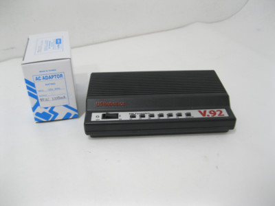 US Robotics USR5686G Sportster 56k V.92 External Modem w/ Power Adapter