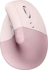 New Logitech Lift Wireless Vertical Mouse, Bluetooth, Logi Bolt - Rose *SEALED*