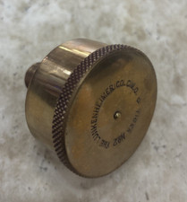 Antique Lunkenheimer Tiger No. 2 Brass Grease Cup, Antique Engine Part