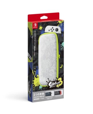 Nintendo Switch Carrying Case Splatoon 3 Edition w/ screen protector HEG-A-P3SAB