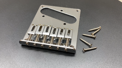 REAL Fender Squier Tele TOP LOAD BRIDGE 5-Screw Chrome Affinity