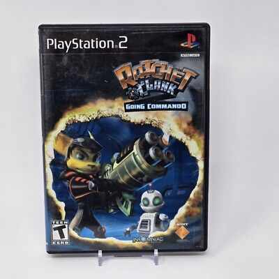 Ratchet & Clank: Going Commando (PlayStation 2 PS2) Black Label CIB & TESTED