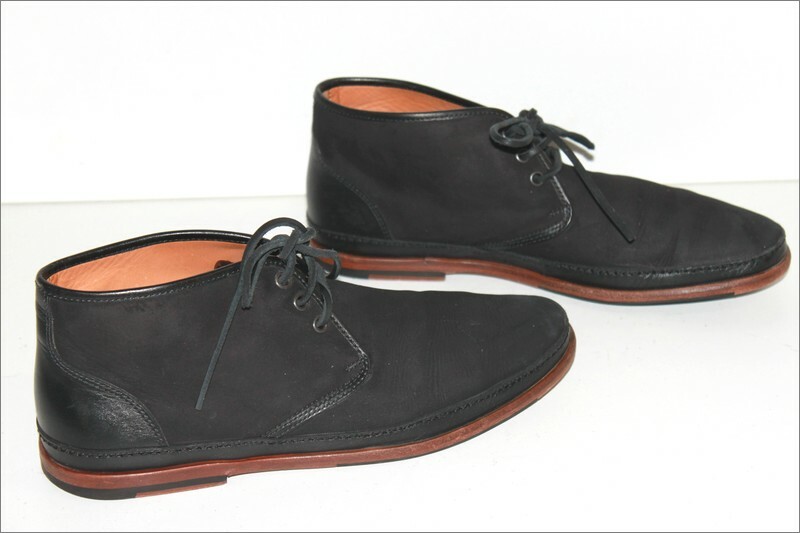 Pair & Thread Desert Boots Shoelaces all Leather Blac… Gem