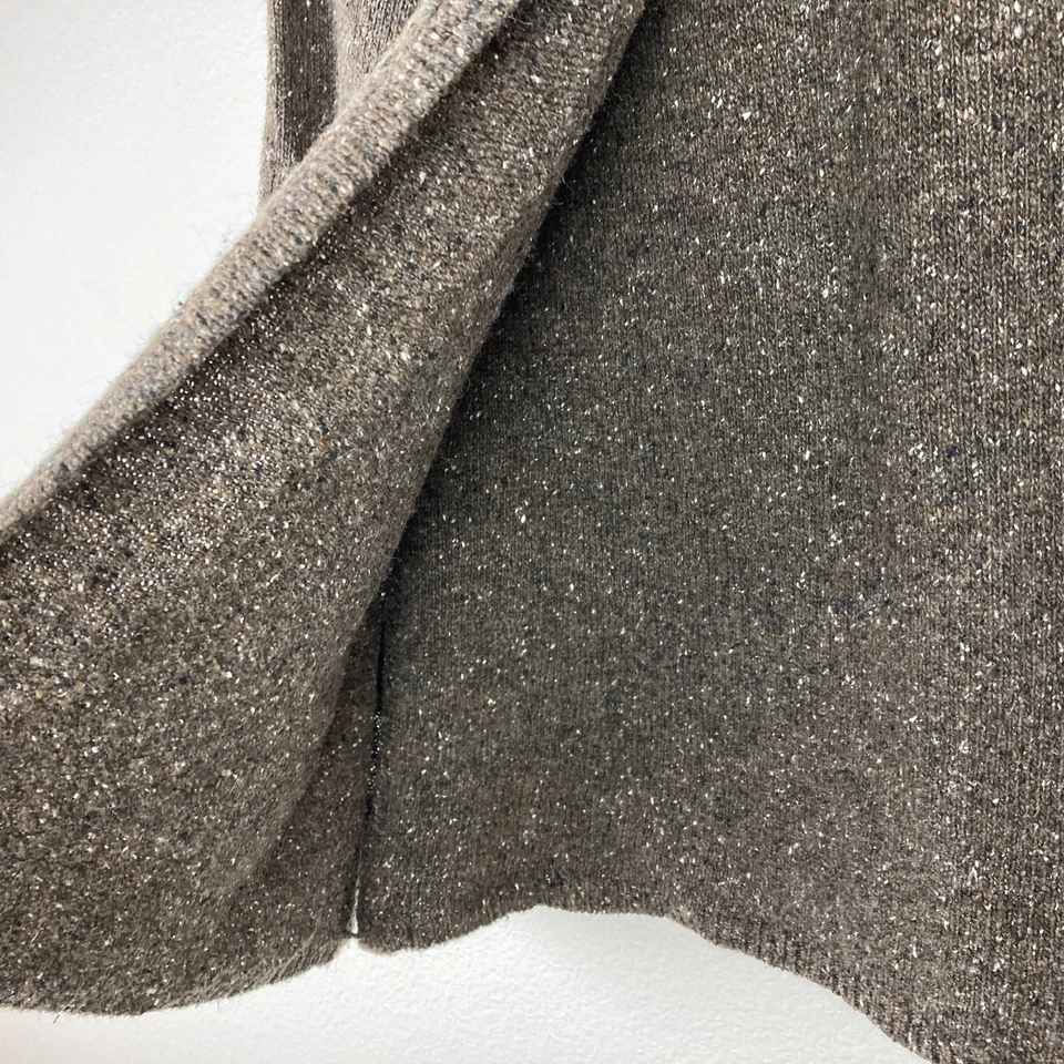 Falda lápiz deportiva Vittadini hasta la rodilla talla M mezcla de seda marrón envoltura sintética Foto 3 de 4