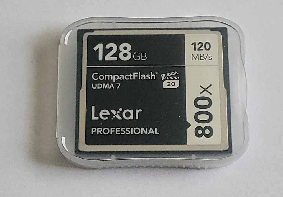 Lexar Professional 128GB/ 800x CompactFlash UDMA7, Up to 120MB/s Read - Image 2 of 3