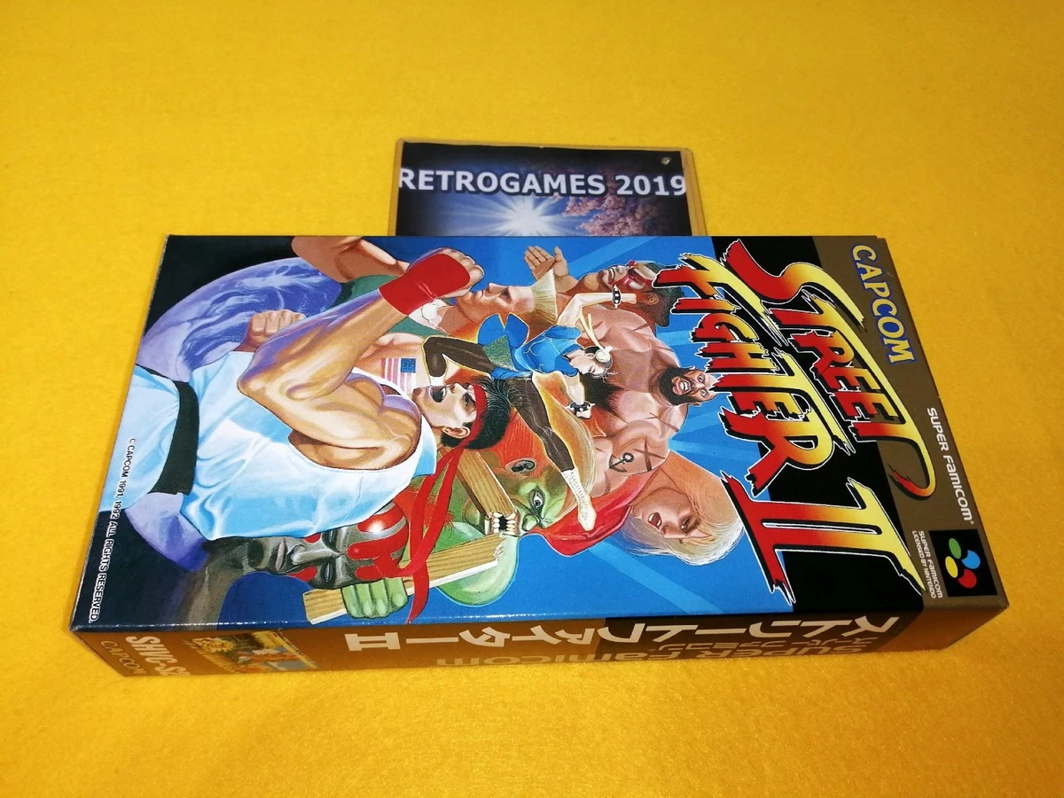 Super Street Fighter 2 – Pochette Claire Originale Japon Pour Super Famicom, Bon état
