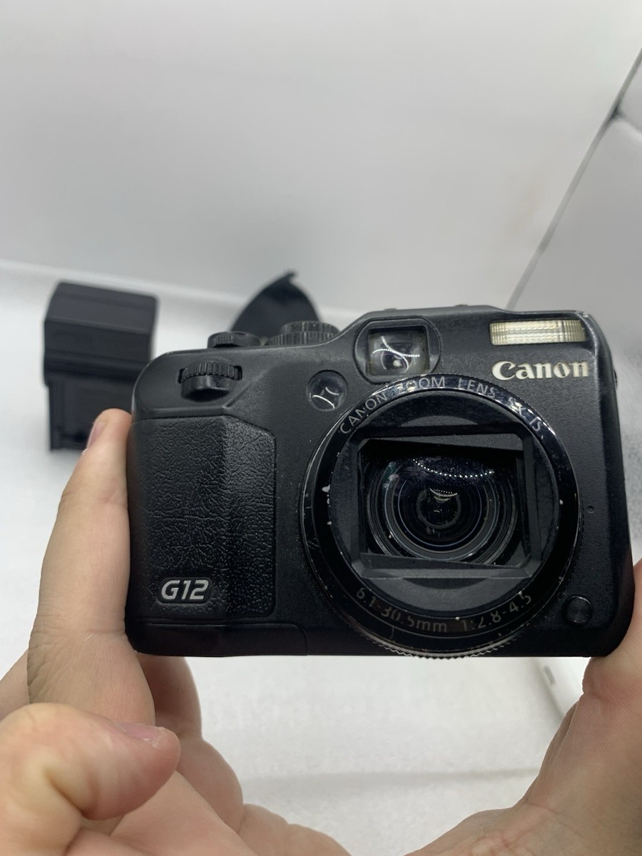 Canon PowerShot G12 Digital Camera Black Kastar Charger (MEMORY