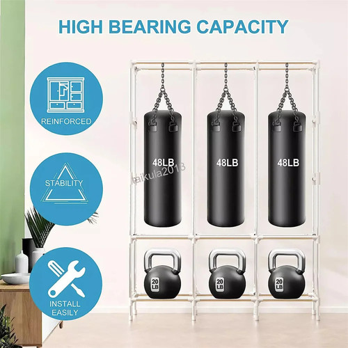 Wardrobe Bedroom Canvas Closet Clothes Wardrobe Dust Proof Floor-Standing - Picture 6 of 7