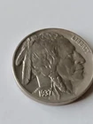 1937-D 5C Buffalo Nickel
