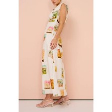 BOUTIQUE Dress Large Maxi Holiday V Neck Maxi Resort Side Zip