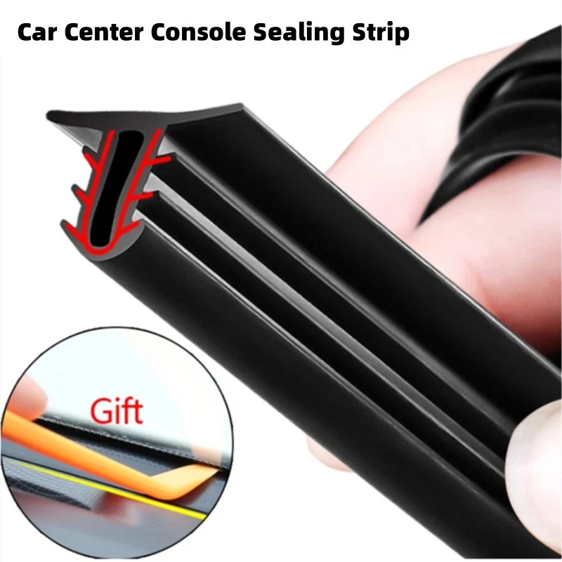 1.6m Car Windshield Dashboard Seal Strip Rubber Gap Noise Insulation Sound Proof - Image 3 of 4