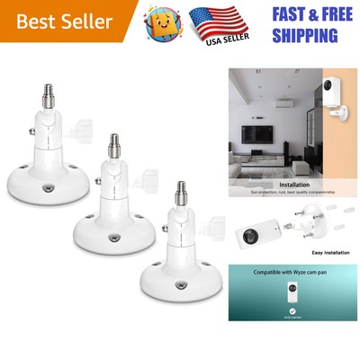 Versatile Adjustable Wall Mount for eufy Arlo Cameras – Indoor