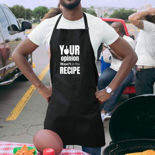 Your Opinion Wasn’t in the Recipe Apron - Küchenschürze für Koch, BBQ, Kochen - Bild 7 von 9