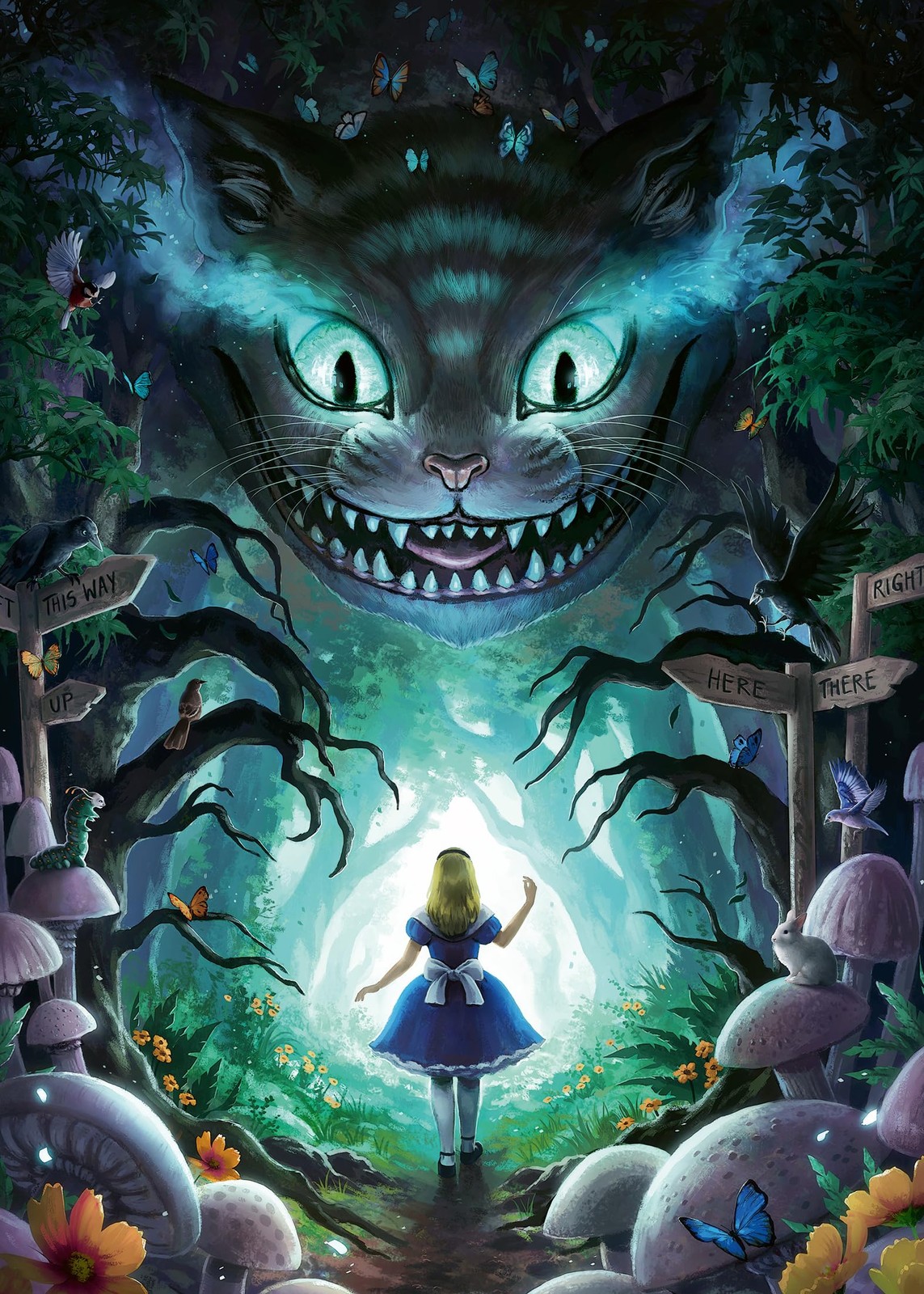 Puzzle 1000 pièces pour adultes Alice au pays des merveilles 12000526