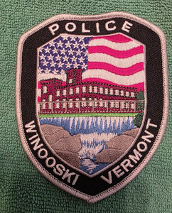 Winooski Vermont Police Patch VT Badge sheriff