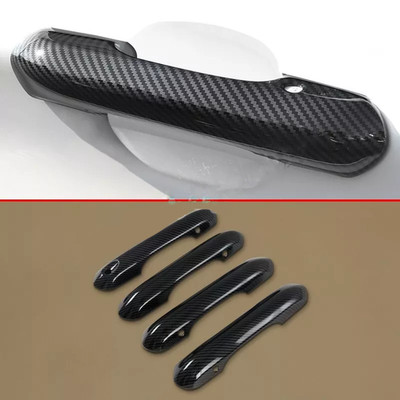 Für Ford Explorer 2020-23 Carbon Faser Türgriff Abdeckung Beschichtungen Zubehör