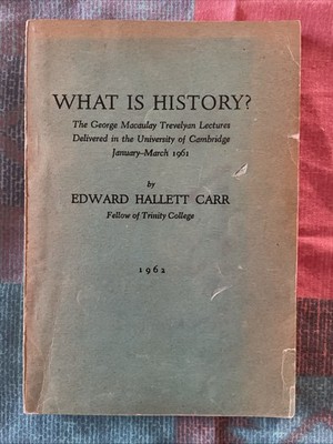 What is History? The George Macaulay Trevelyan Lectures by E H Carr (1962 PB)