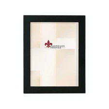 Contemporary Black Wood Picture Frame 4x5 Elegant Design for Wall or Tabletop