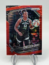 2025 Panini Prizm WNBA #111 Chelsea Gray Red Pulsar Prizm /199 Las Vegas Aces