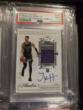 2020 Flawless Tyrese Halliburton Signature Prime Materials RC /25 PSA 9 Auto