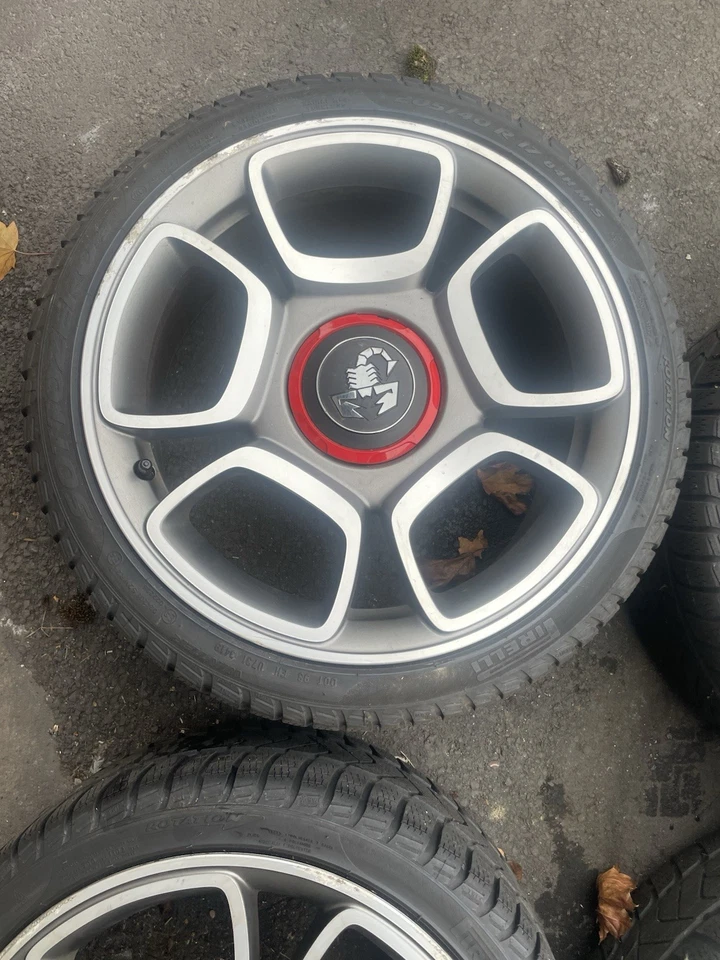W589 Winterreifen Original Abarth Fiat 500 Alufelgen 205 40 R 17 84H - Bild 4 von 4