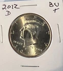 2012-D Kennedy Half Dollar — photo from another recent sale