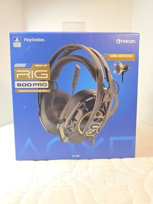 Nacon RIG 500 Pro HS Wired Gaming Headset for PlayStation 5, 4 New Open Box D1
