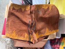 1960's vintage leather shorts