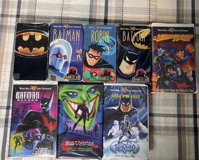 VHS Lot Of 8 Animated Batman & Batman Beyond Movies Subzero Return Of The Joker