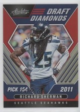 2022 Panini Absolute Draft Diamonds Spectrum Red 36/100 Richard Sherman 0nw5