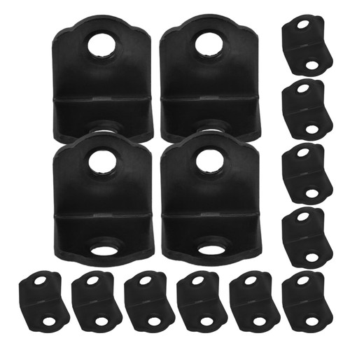 Soportes de mesa con soporte de ángulo recto código de esquina de acero inoxidable de 20 piezas - Imagen 11 de 12