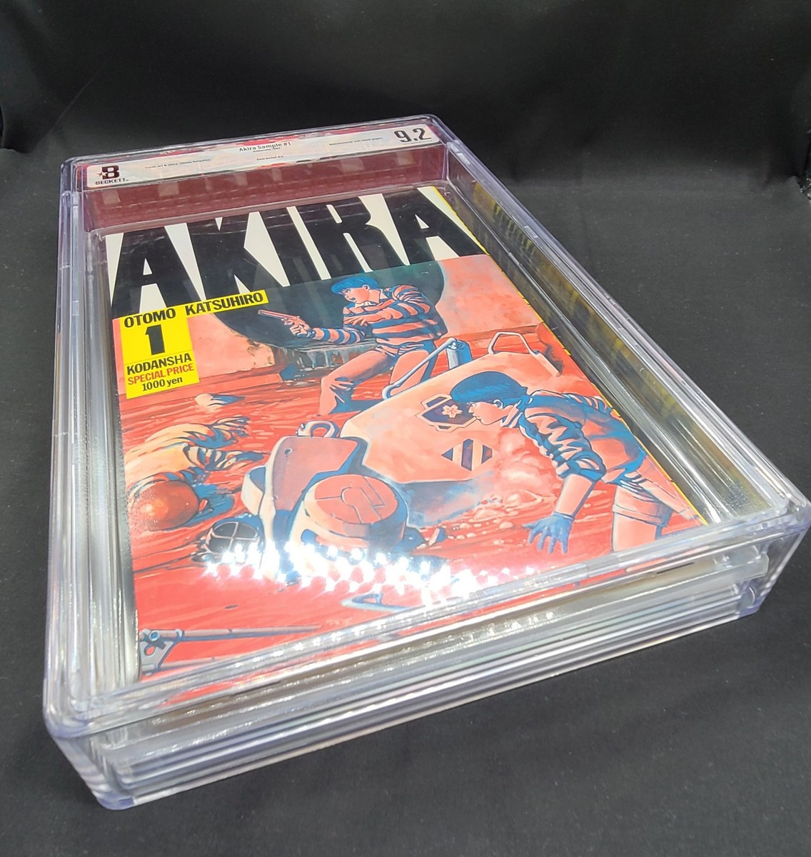 BGS 9.2 AKIRA Vol. 1 Manga Graded Book Otomo Katsuhiro Sample Rare