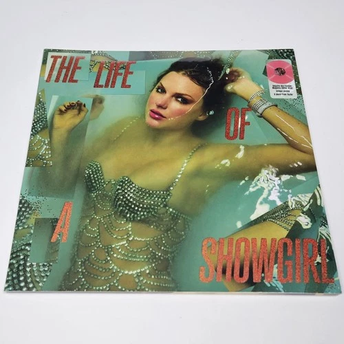 The Life of a Showgirl Sequins Are Forever Magenta Glitter Vinyl Lp Taylor Swift