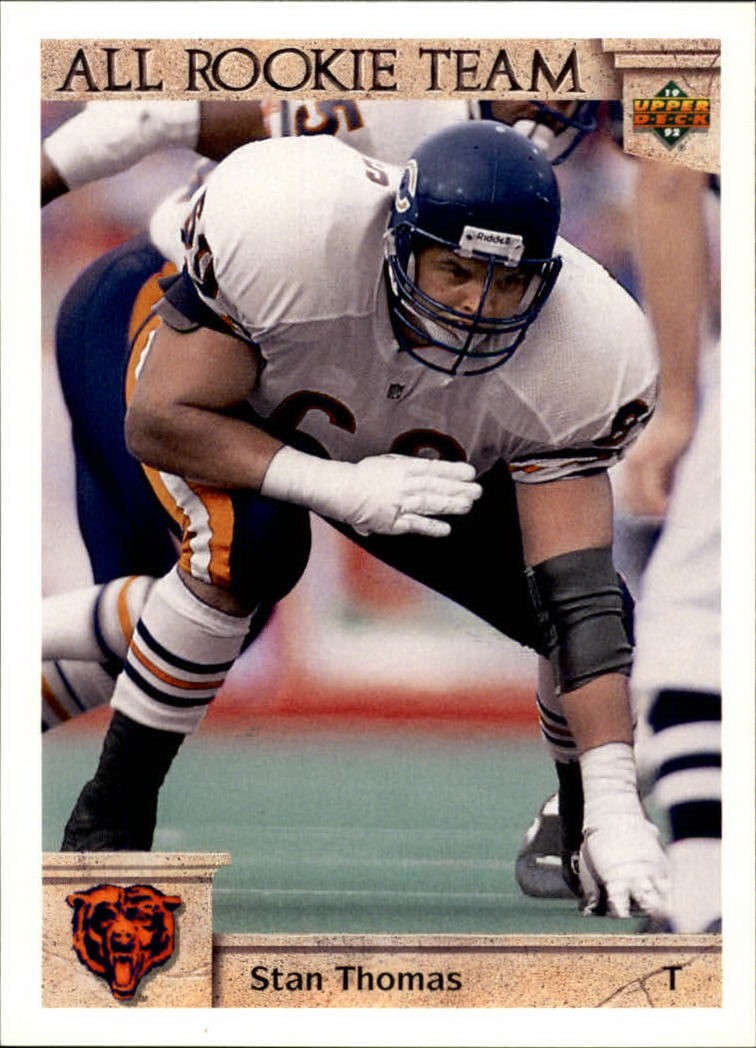 1992 Upper Deck Football Card #39 Stan Thomas AR