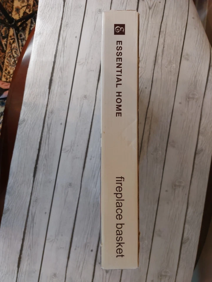 Cesta de chimenea de Essential Home vintage nueva en caja con recubrimiento en polvo Foto 4 de 4