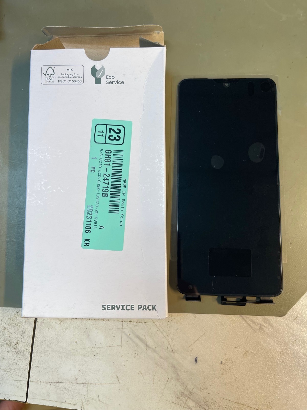 ORIGINAL Samsung Galaxy S21 5G SM-G991U LCD Display Replacement Service Pack