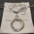  David Yurman 37mm Four-Ring Ombre Necklace Length: 90 cm adjustable — photo 3