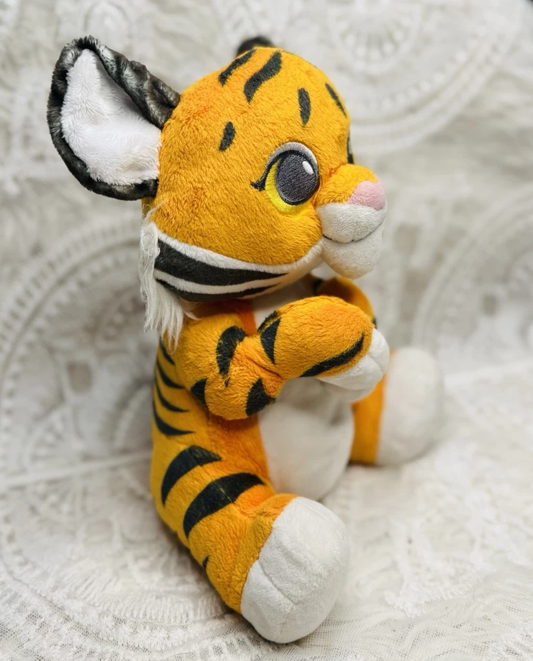 Pelúcia sem cobertor bebê animal reino safári tigre parques da Disney - Imagem 2 de 4