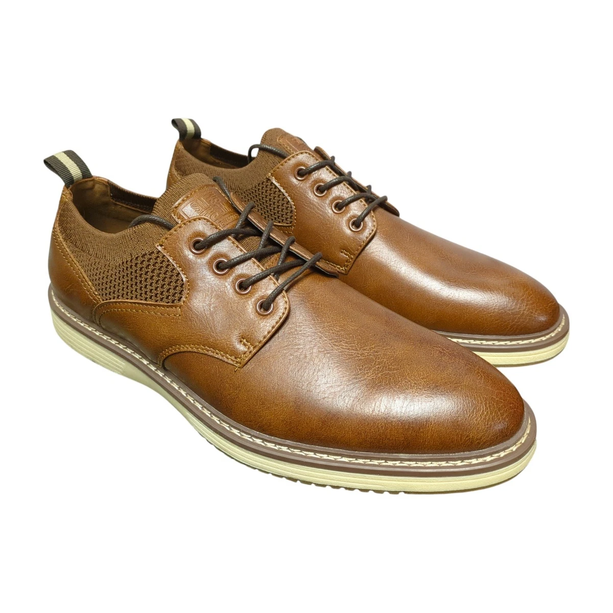 princess polly baby blue dress Brown Leather Dress Shoes for Fall Weddings main image 0