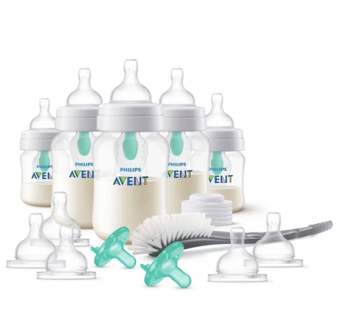 Philips Avent Anti-Colic Newborn Gift Set BPA-Free Wide Neck Bottles, NEW
Opens in a new window or t