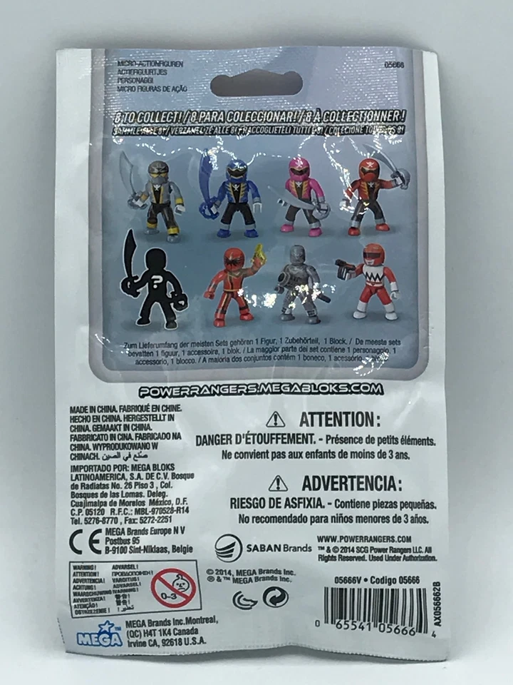 Power Rangers Super Megaforce Mega Bloks SERIES 1 Micro Figure Blind Pack [1 RAN - Image 2 of 2