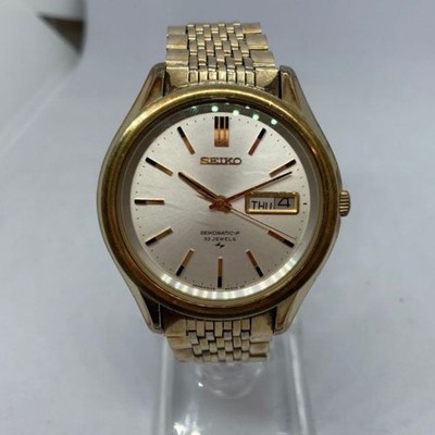 Seiko Wristwatch SEIKOMATIC-P 33 jewels Automatic winding men gold